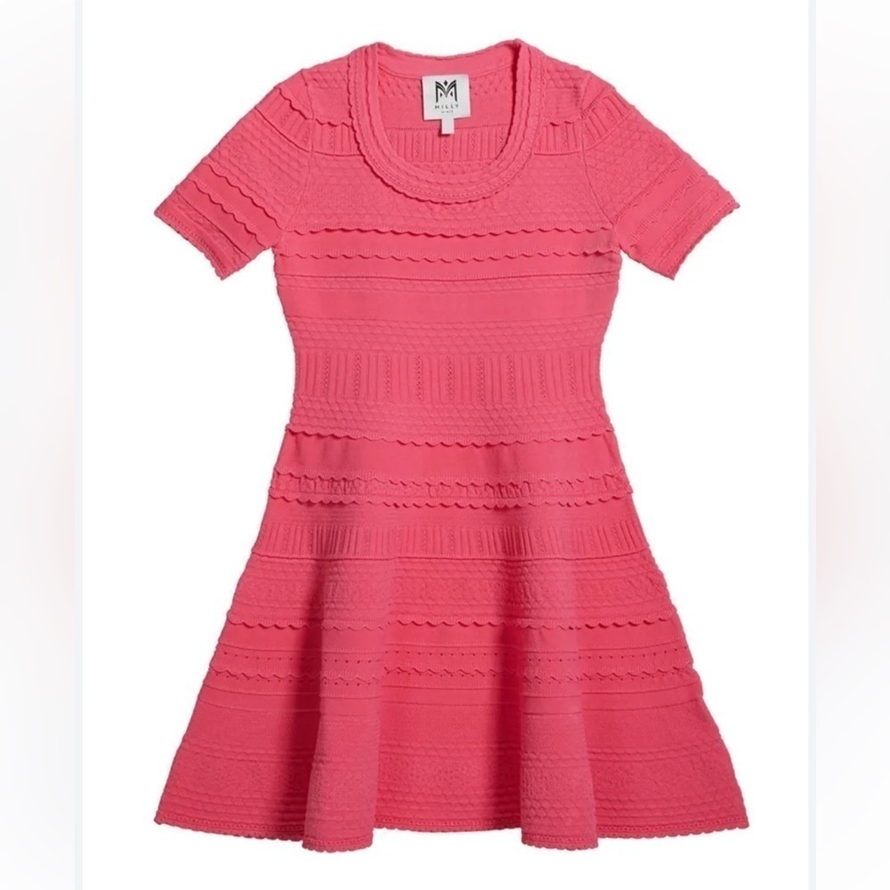 Milly Minis Girl's Textured Tech Dress